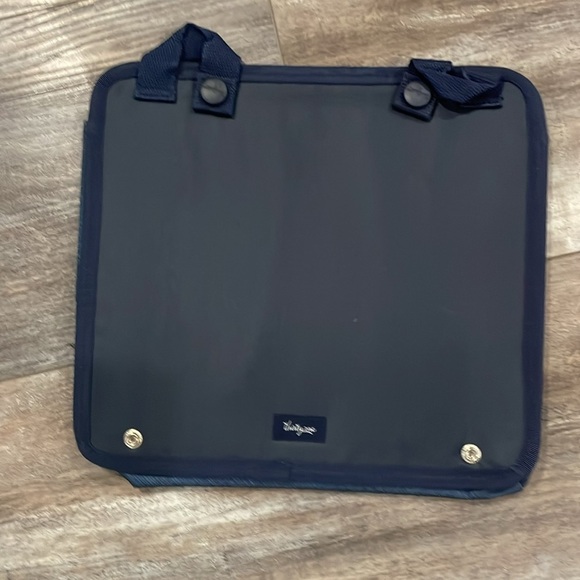 THIRTY-ONE: 2 Oh-Snap pockets - Pink Cross pop and Navy Cross pop print NEW - Picture 4 of 5